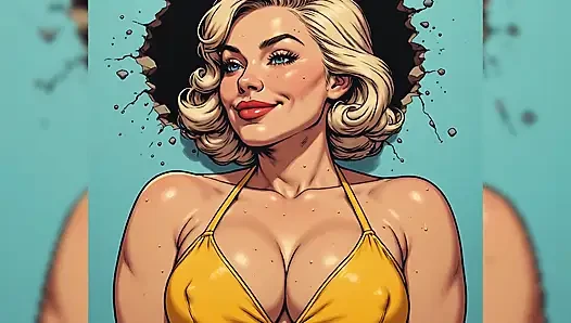 Curvy Women Swimsuit Art