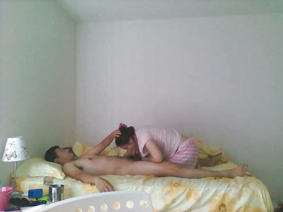 Submissive Chinese Slut Sucks My Dick and Swallows My Cum
