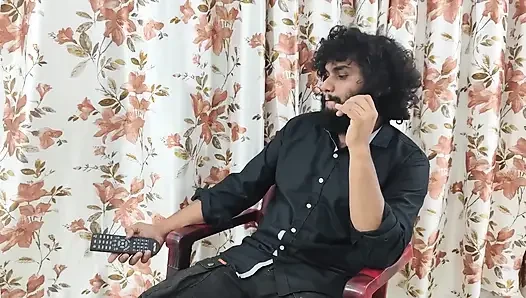 BDSM Punishment Nude Stepbrother Hand Legs Tied Mouth Eyes Gag Ice Cream Navel Lick, Juice Navel Lick Tied in Window and Bed