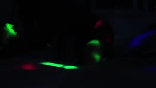 Romantic Couple Almost Break Bed and Camera in Sex Party