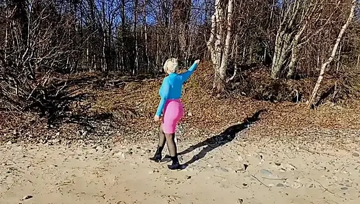 Sexy outfit for spring walk