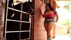 Plumper Goddess Is Fucking In The Stables