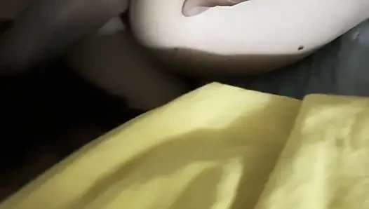 Amateur couple midnight side fuck