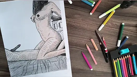 Pakistani Quet Girl And Boyfriend Injoying Outdoor Room For Work