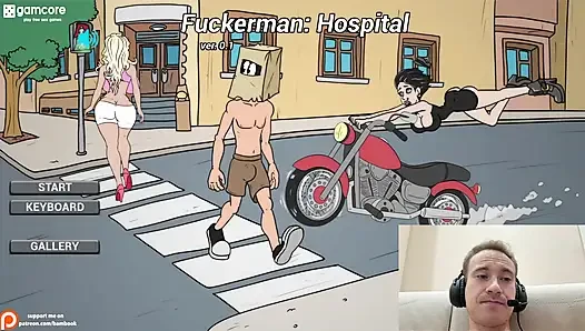 Fuckermen hospital – suster seksi dengan toket besar lagi asik nyepong kontol besarku di game dewasa