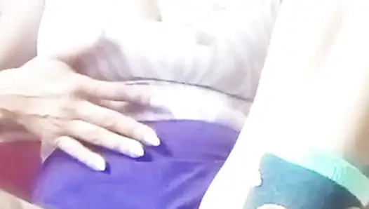 Naughty stepsister masturbates when she's alone at home