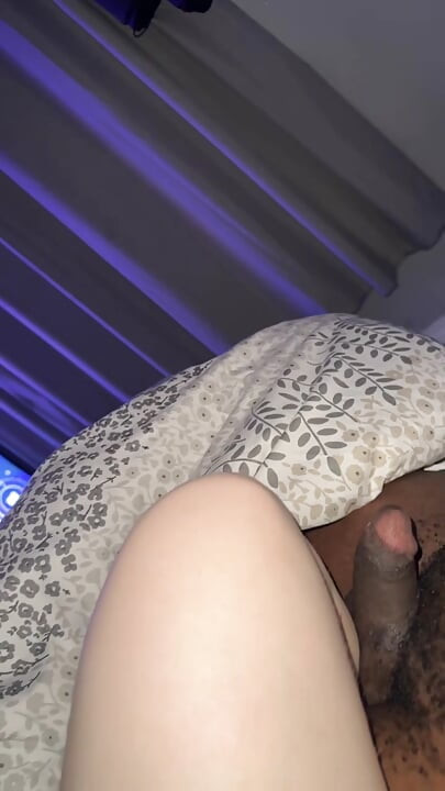 Student playing with pussy and boobs over BBC