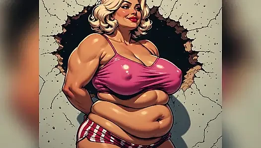 Curvy Sexy Women Art