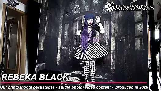 386-Backstage photoshoot Rebeka Black - Adult