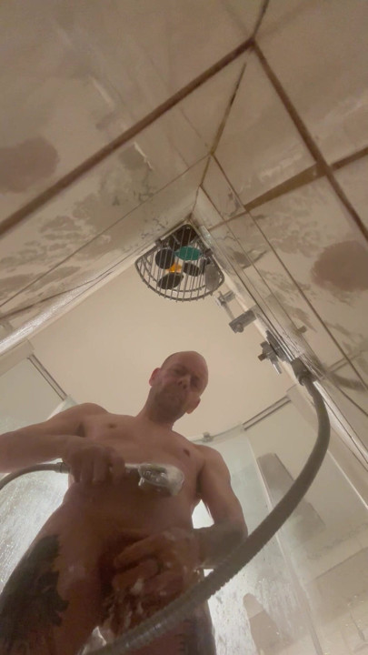 Shower time. Water proof camera