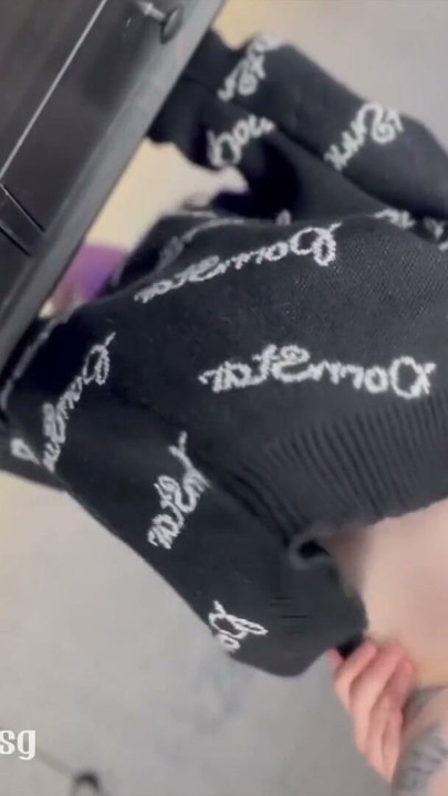 I caught him sniffing my underwear and got turned on | Clip 1
