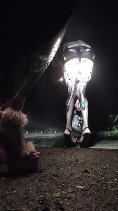 2 French Transvestites Offered in the Forest