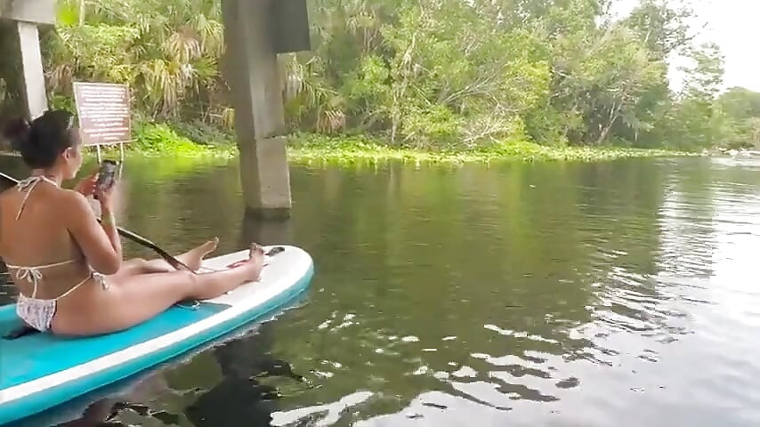 Sneaky in the Springs with Kiki Sweaty Car Sex
