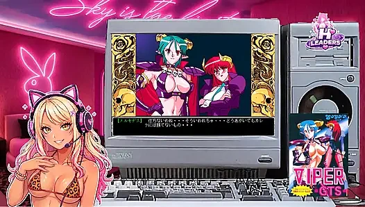 Playing the Hentai game "Viper GTS"
