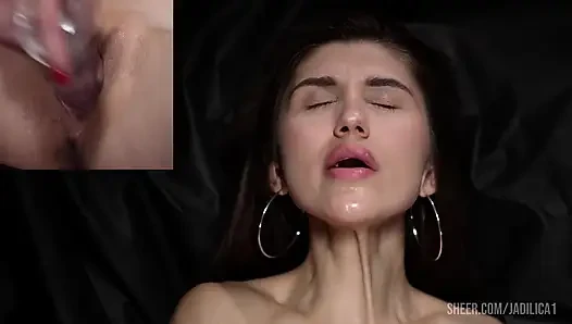 Tight Pussy Gets Lots of Orgasms Playing 1 on 1 with the Camera