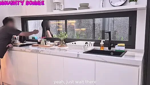 Naughty Schoolgirl Sneakily Loads His Wife's Coffee With Fresh Cum Spit