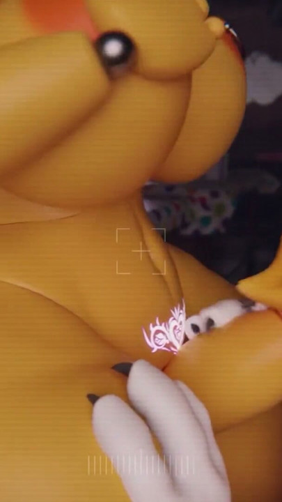 Sıcak Furry Renamon Sert Seks Derlemesi | Klip 1