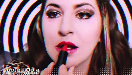 Asmr mencium lipstik dan plexiglass