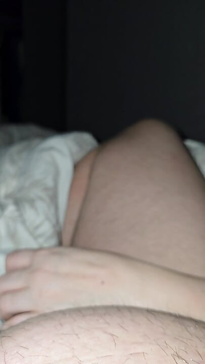 How long can you hold up? Step Mok Speed handjob on step son big dick
