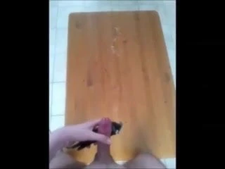 Huge hands free cumshot 5, 12 huge spurts, slo-mo at the end