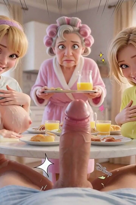 We Ran Out of Milk at Breakfast, so We Had to Go Straight to T... Ce for the Milk We Love Most Stepdaddy Milk (ai-generated)