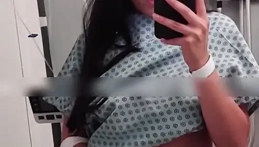 Vollbusiger dicker arsch, teenager unter quarantäne gestellt, fast beim masturbieren im krankenhauszimmer erwischt