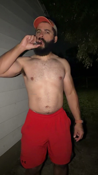 Muscle Cub Cigar and Cum Outdoors