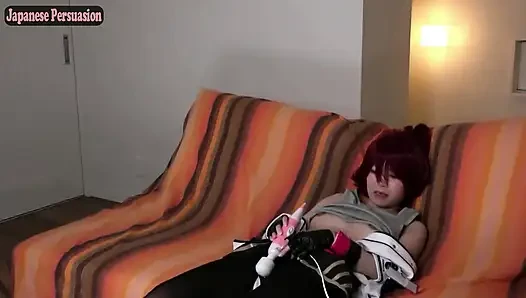 Cosplayer Exusiai - безупречные визуальные эффекты и приватная сессия, захваченная крупным планом