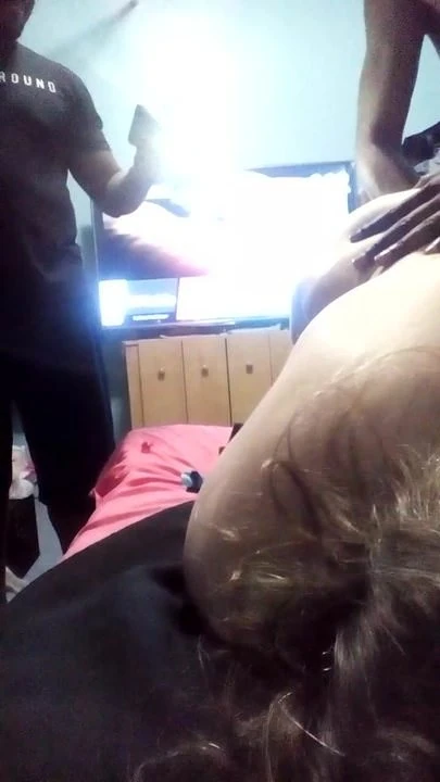 Naked. White girl gets fucked by black cock