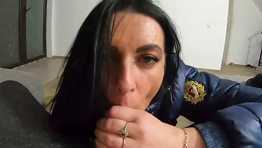 Derin sakso, gömleğime boşal