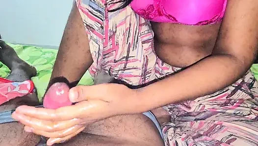 Hot Indian Desi Girl Handjob and Cumshort in Body