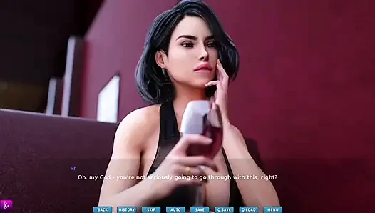 Seksi bayan ilk randevusunda aşık oluyor ve ona sakso çekiyor - oyun bölüm 2