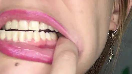 Playing with My Uvula, Tongue and Mouth in Front of a Mirror