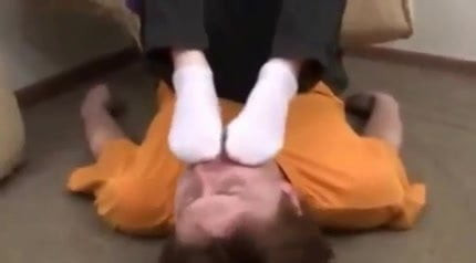 Socken Fußdomina