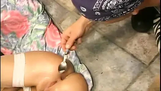 Wild Chick Gets Dick From Five Guys