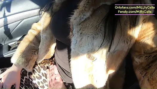 Tight Cameltoe Tease, Public Lingerie Shopping & Facial by the Train Tracks