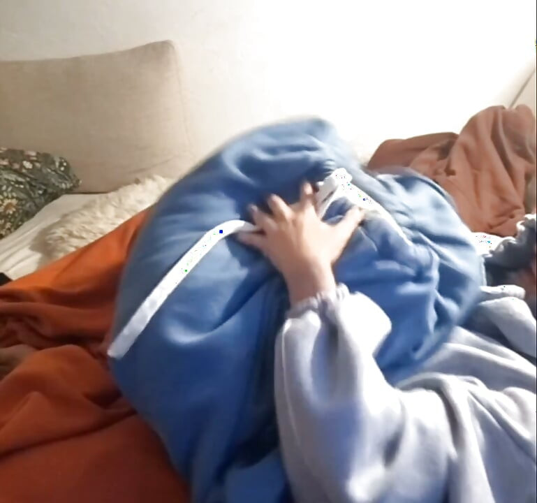 Swimming in my baggy sweatsuit