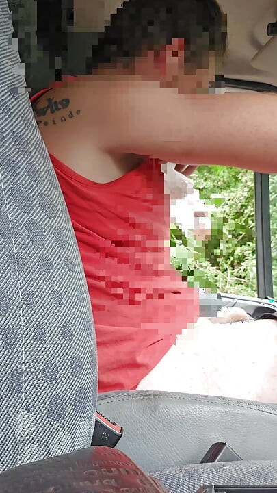 I find CK the pocket in the parking lot in the company car