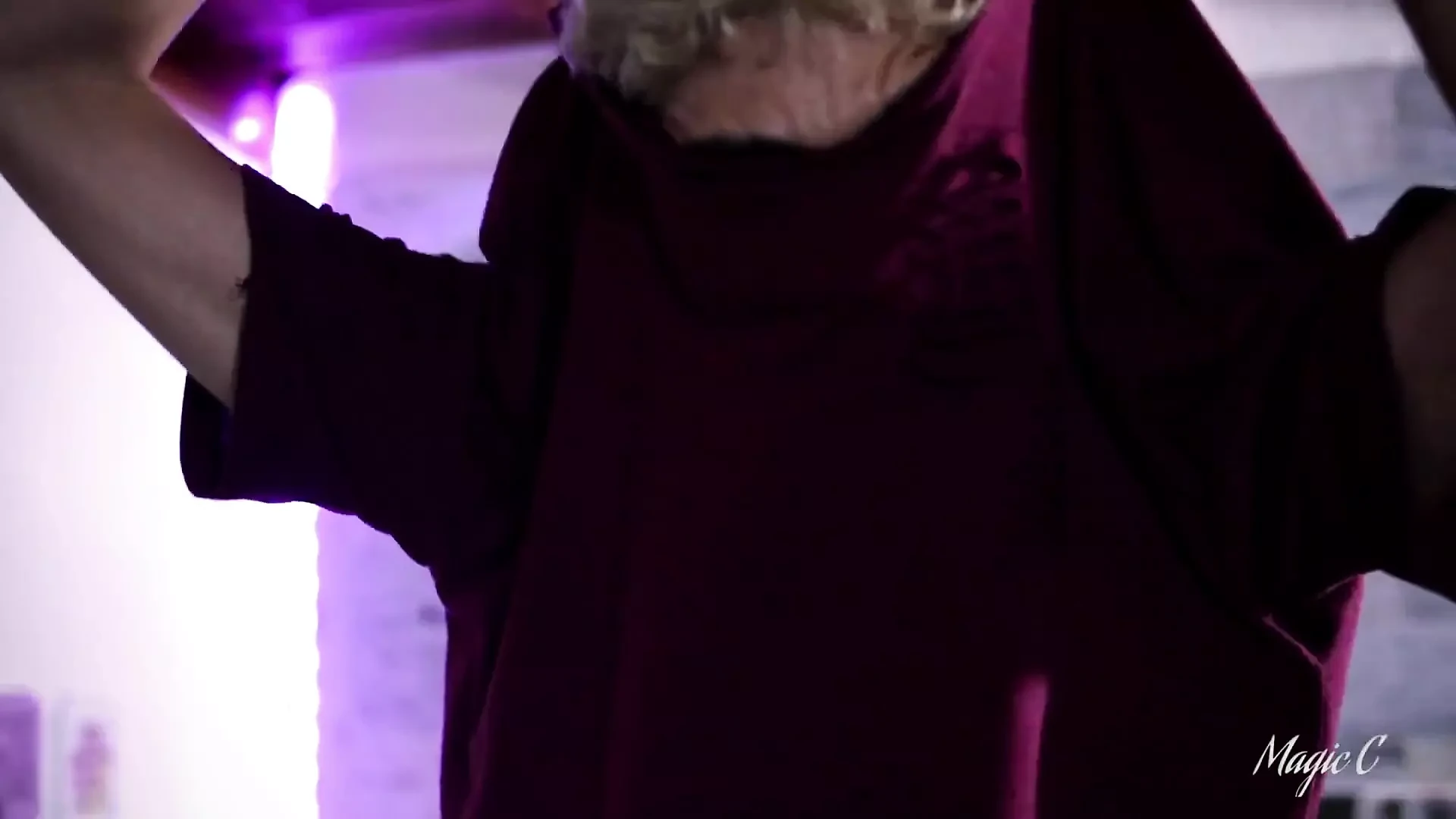 Jerking my big latino cock inside a condom, filling it with cum and then eating the cum from the condom