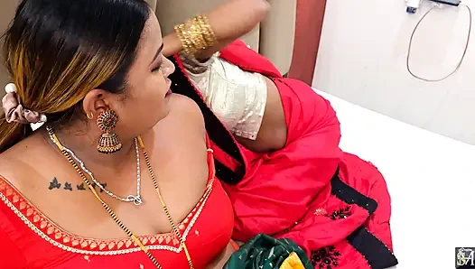 Indian desi jija sali bhabhi dever threesome hardcore sex video