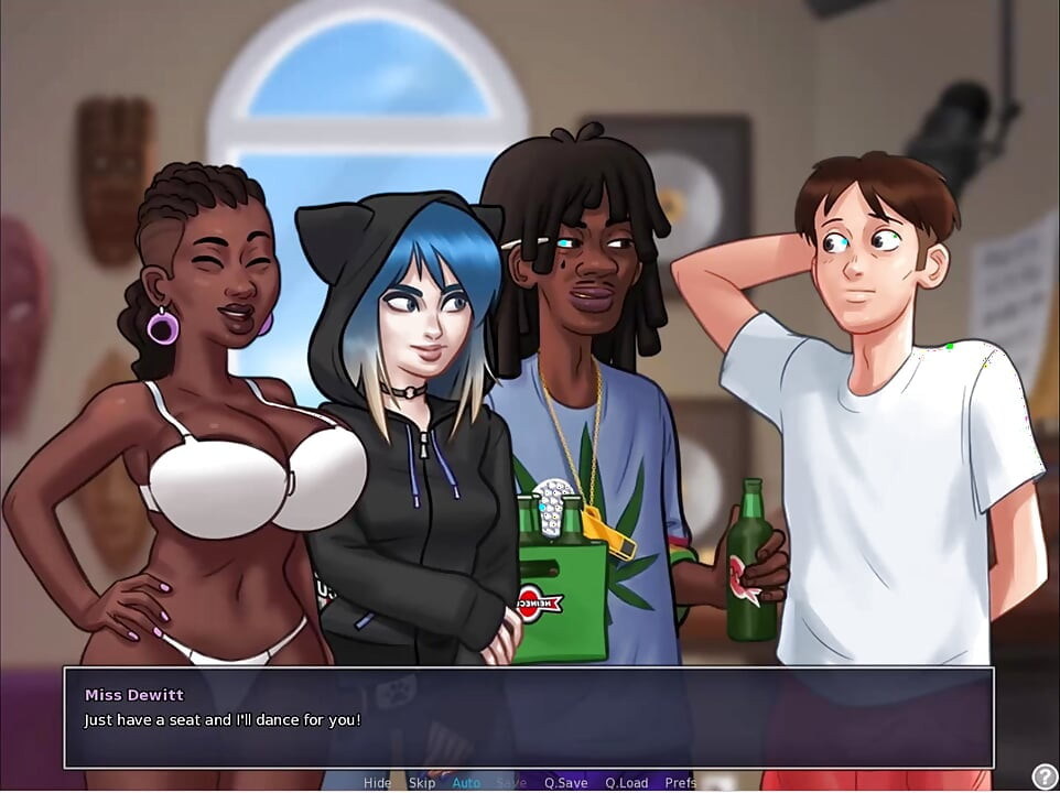 Summertime Saga - Miss Dewitt σκηνή σεξ