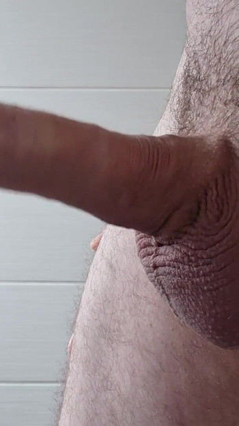 Memorable moment from "Showing off Cock and Balls with Cumshot in Slowmotion"