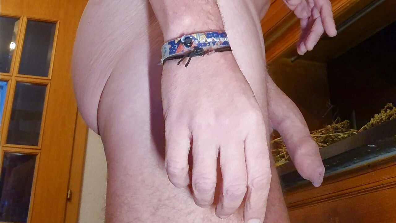 My lovely and close up uncut cock needs to be caressed