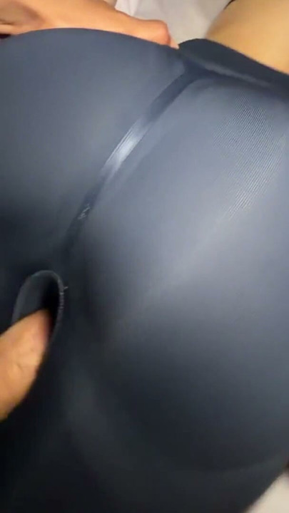 Married Gym Girl said I could only Cum on her Ass - Dry Humping - Cum on Clothes | Clip 1