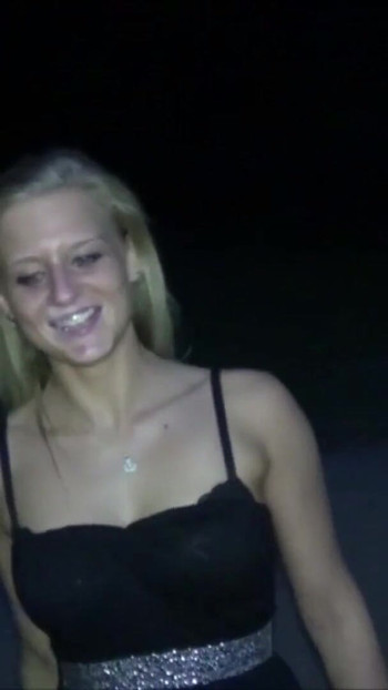Emotional moment from "GERMAN TEEN ANNA GET FUCK PUBLIC IN THREESOME IN PARK"