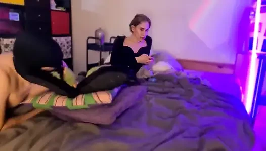 Он Нюхает, Лижет И Целует Мои Тапочки И Мои Ступни