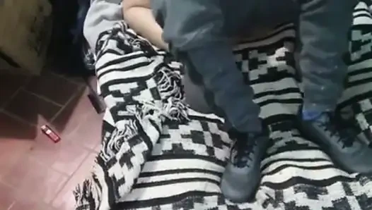 Girl with Montano Dress with the Mattress on the Floor