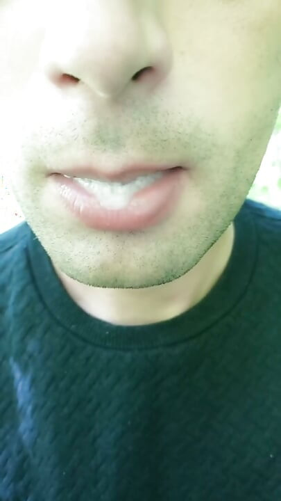 Showing Cum Load in Mouth and Swallowing - Solo Cum Play After Getting Cum in Mouth