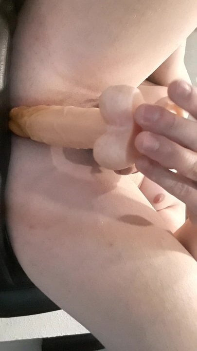 Fucking my ass with a dildo