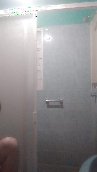 Man bathing
